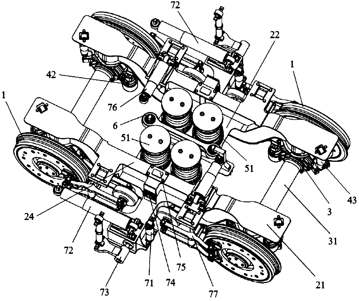 Railway vehicle bogie