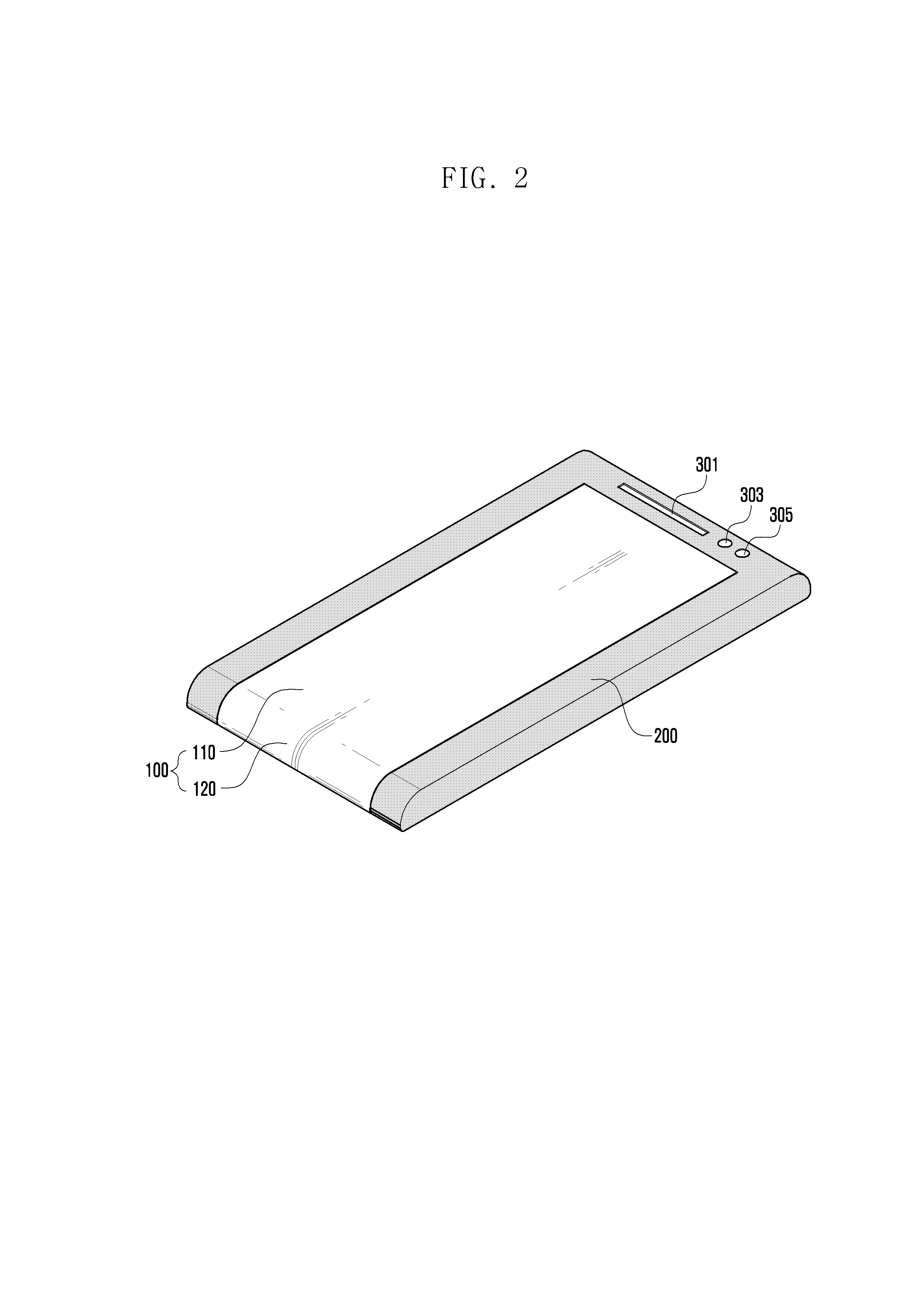 Method and apparatus for providing event of portable device having flexible display unit