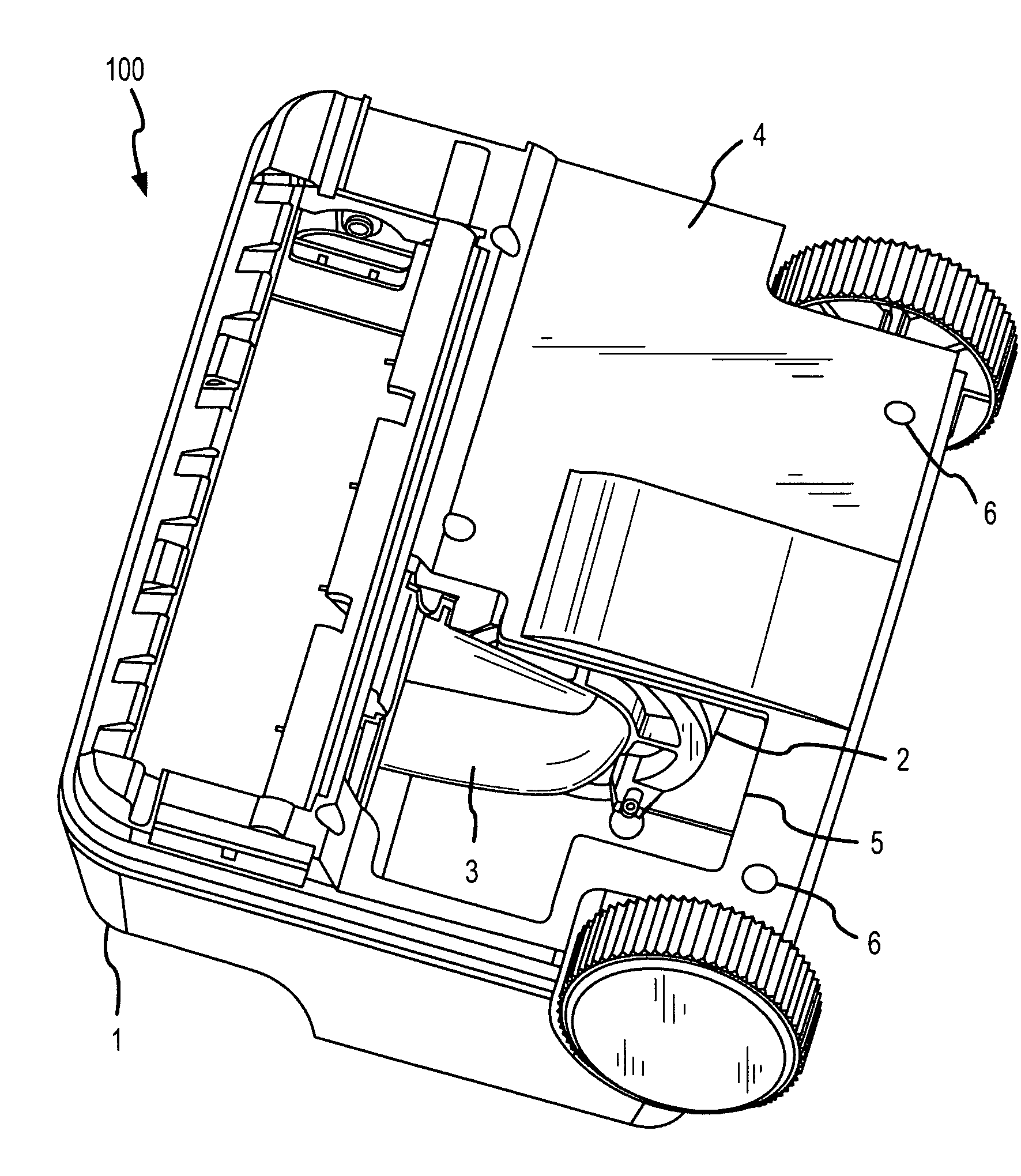 Vacuum cleaner fan unit and access aperture