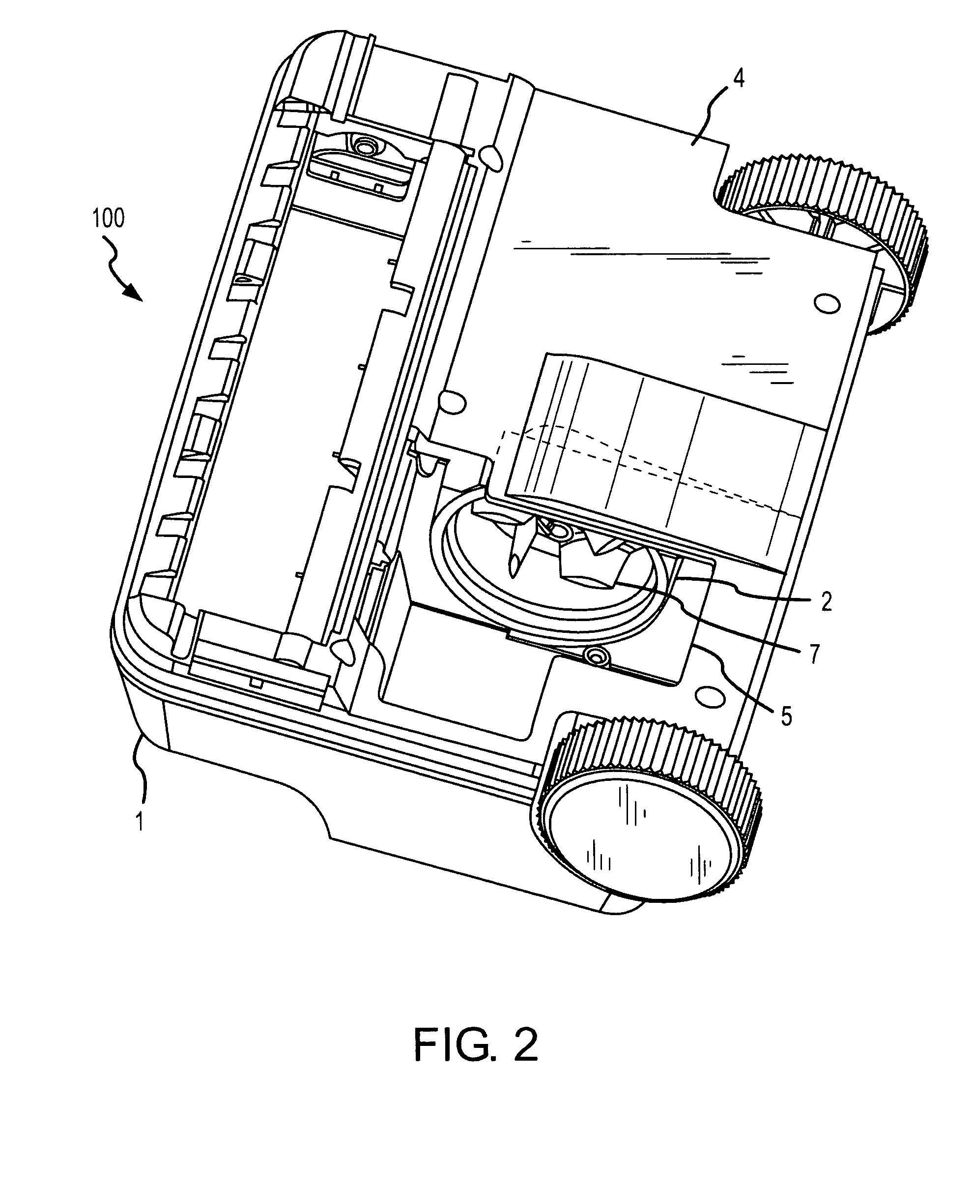 Vacuum cleaner fan unit and access aperture