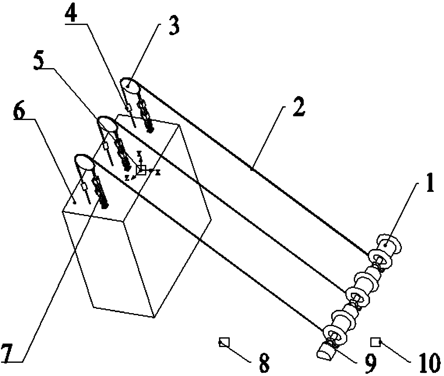 Ultra-deep mine hoist multi-rope cooperative control system and method