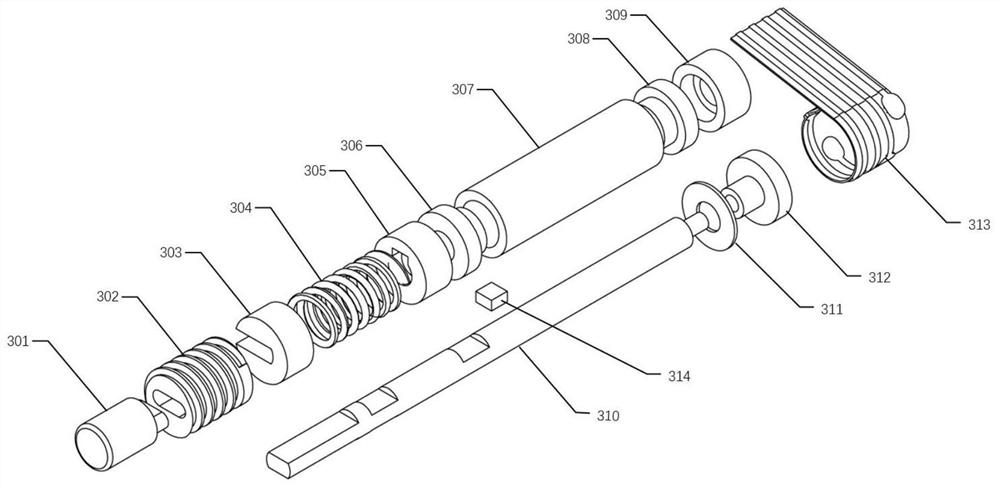 A contact drive mechanism for braille display device