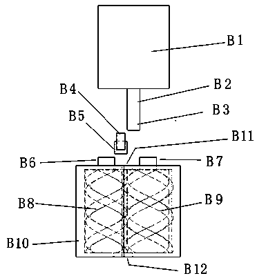 Laser positioning type liquid transferring gun