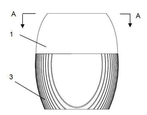 LED automotive dipped headlight