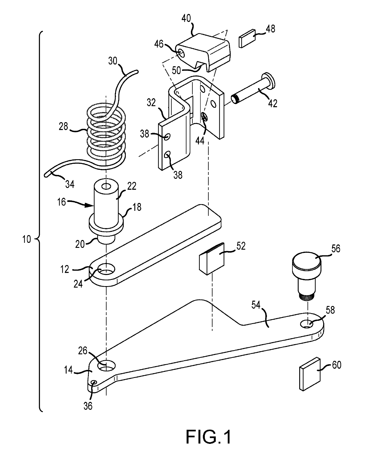 Automatically actuated door lock system