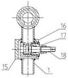 Anti-freezing and anti-theft watering gathering and transportation process flow valve bank for oil well