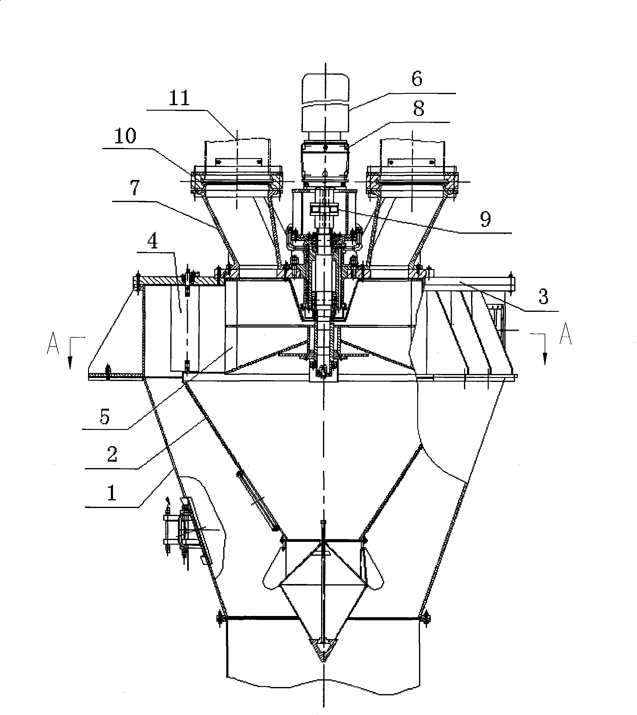 Separator for coal mill