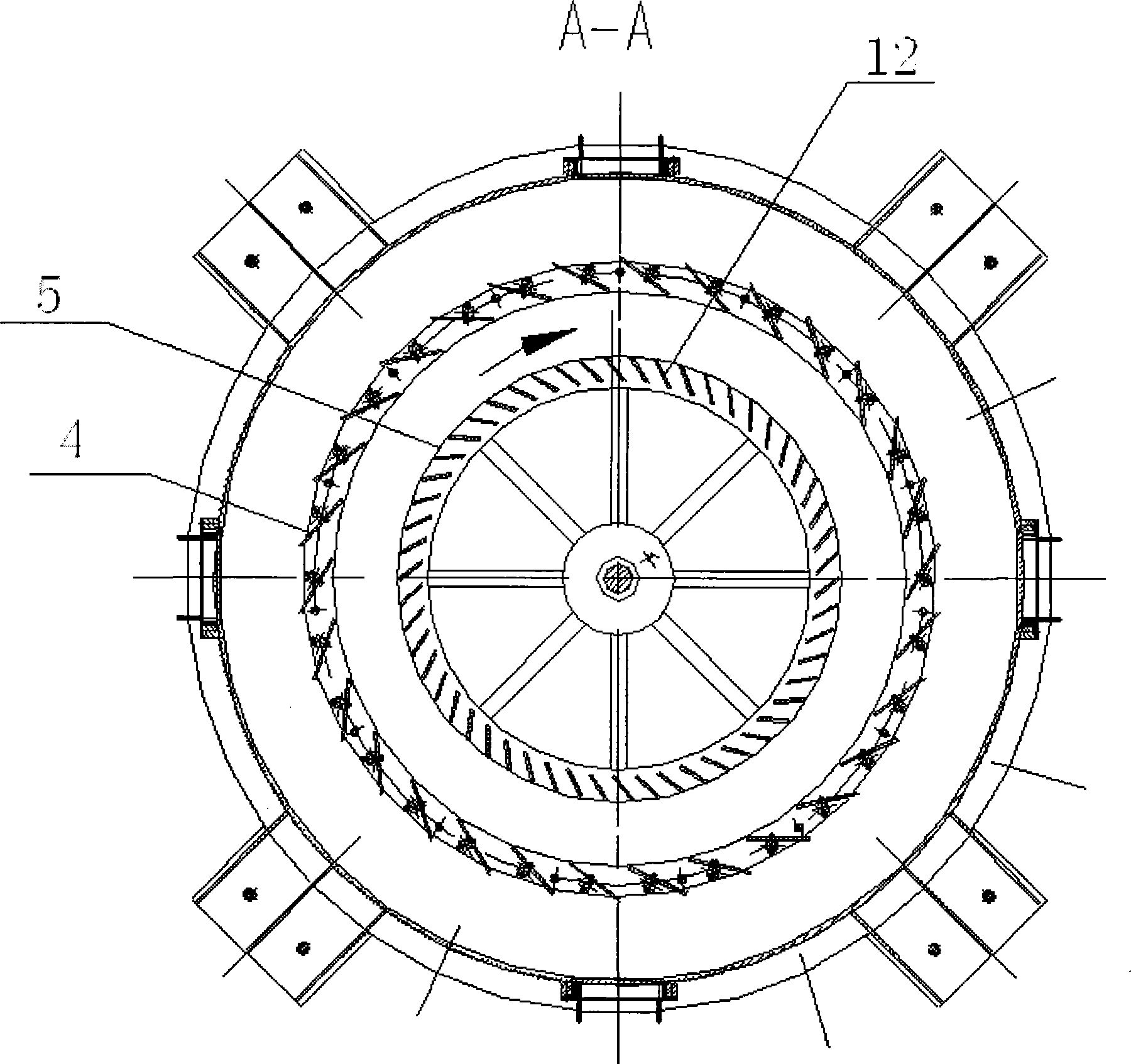 Separator for coal mill