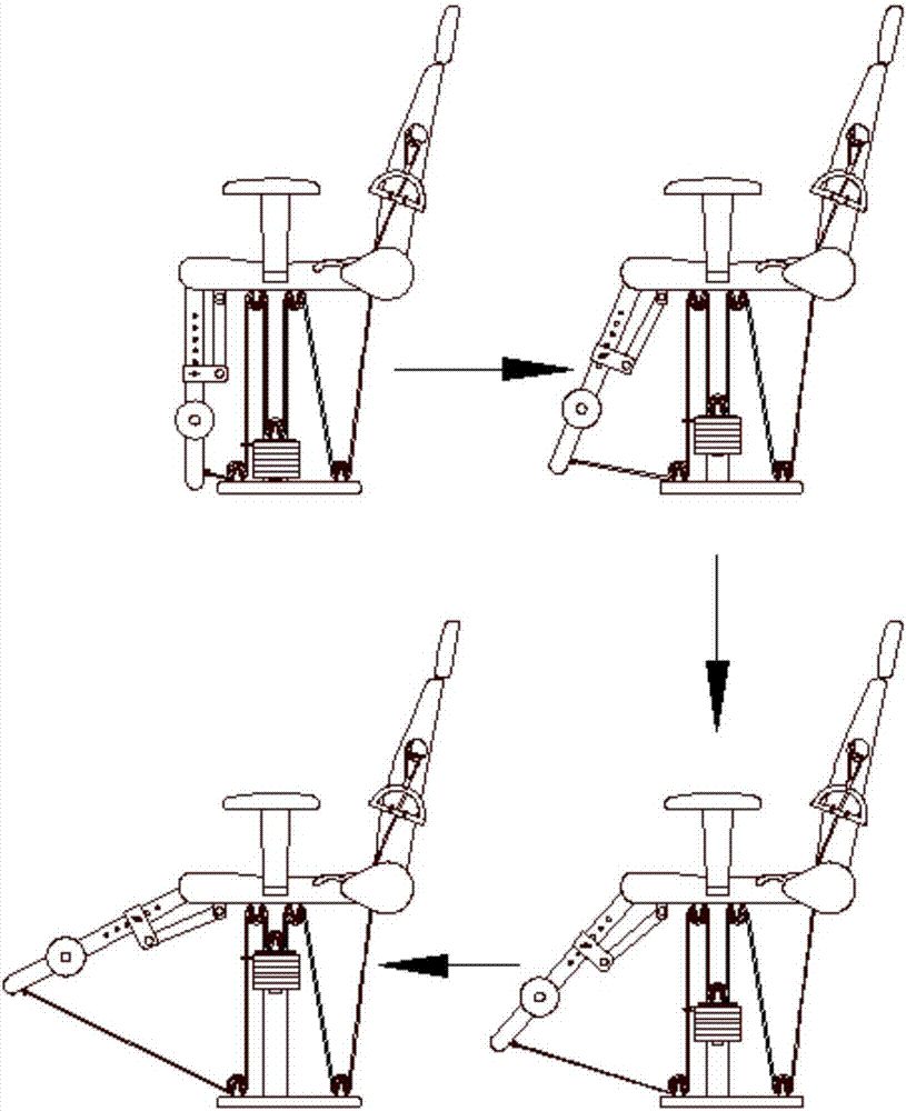 Multi-functional office fitness chair