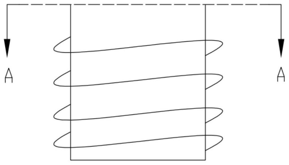 Anti-coking cyclone separator capable of achieving dynamical material seal