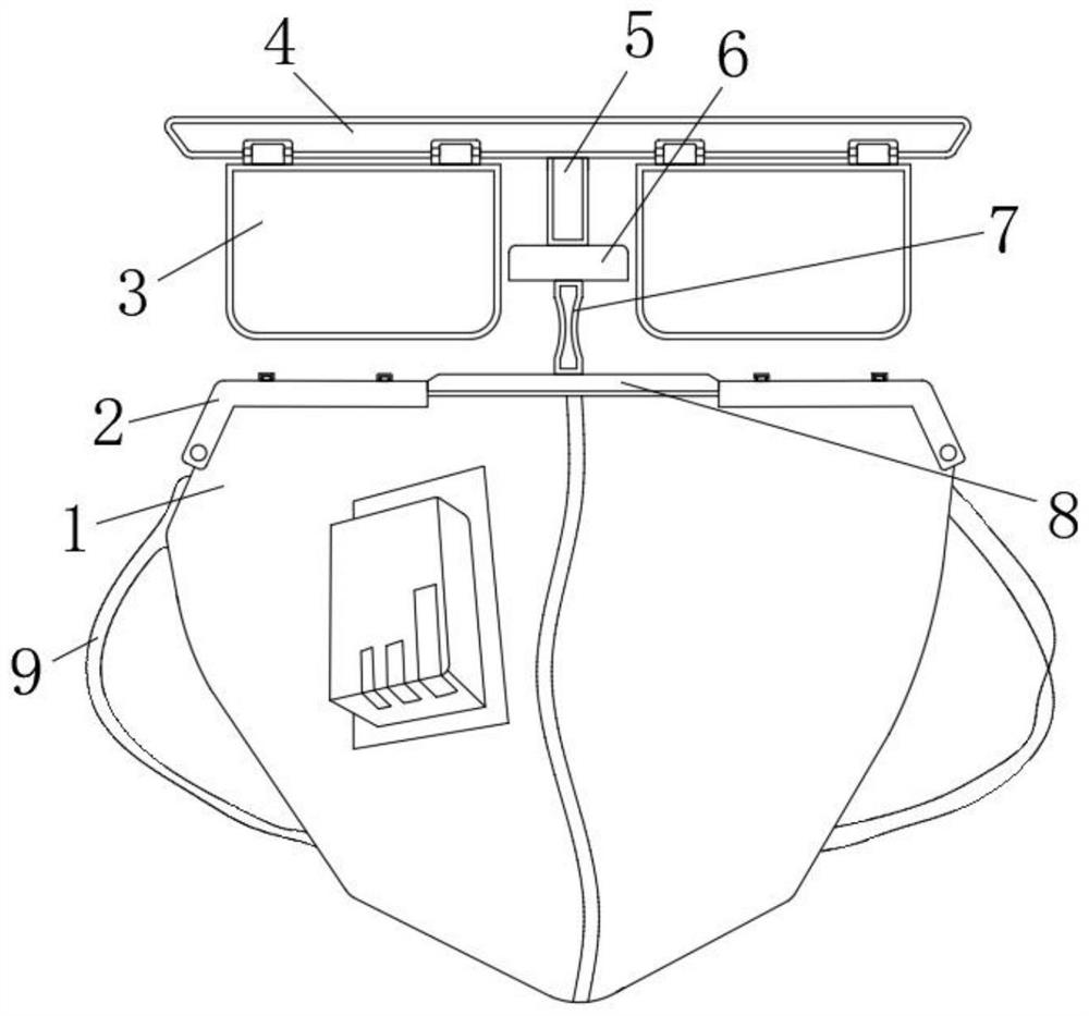 Mask frame glasses