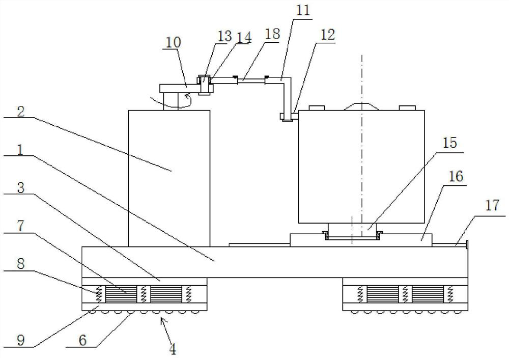 A blood vibration mixing device with adjustable vibration frequency for blood testing