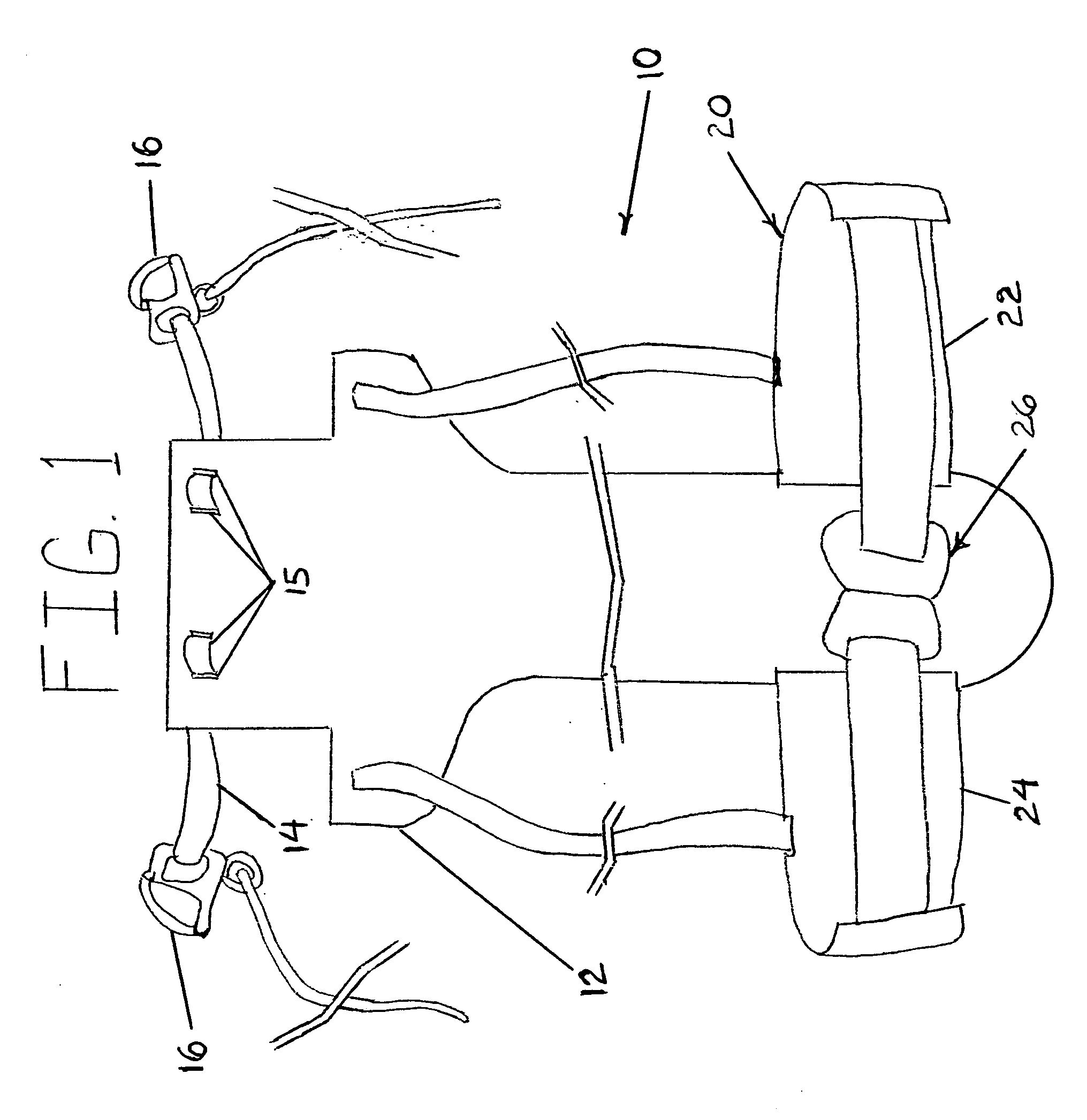 Head restraint device with back member