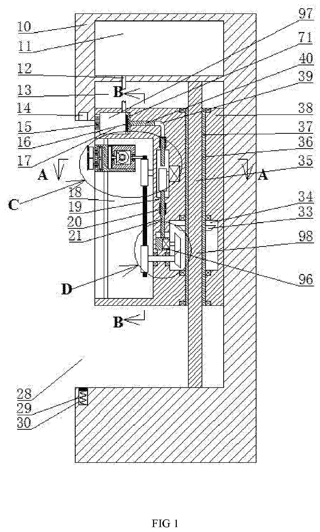 Glass cleaning apparatus with sterilization and degreasing function