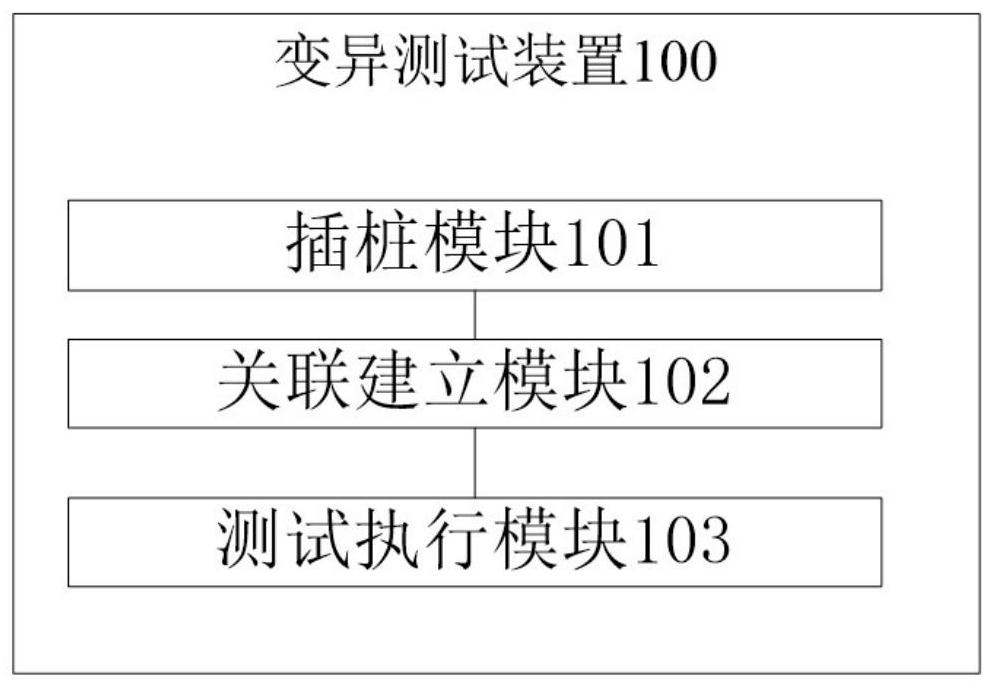 Variation test method and device, equipment and storage medium