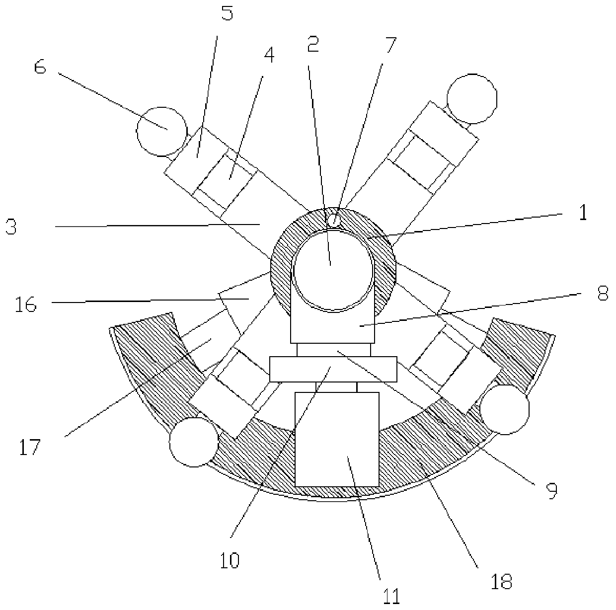 Dredging device of water conservancy project pipeline