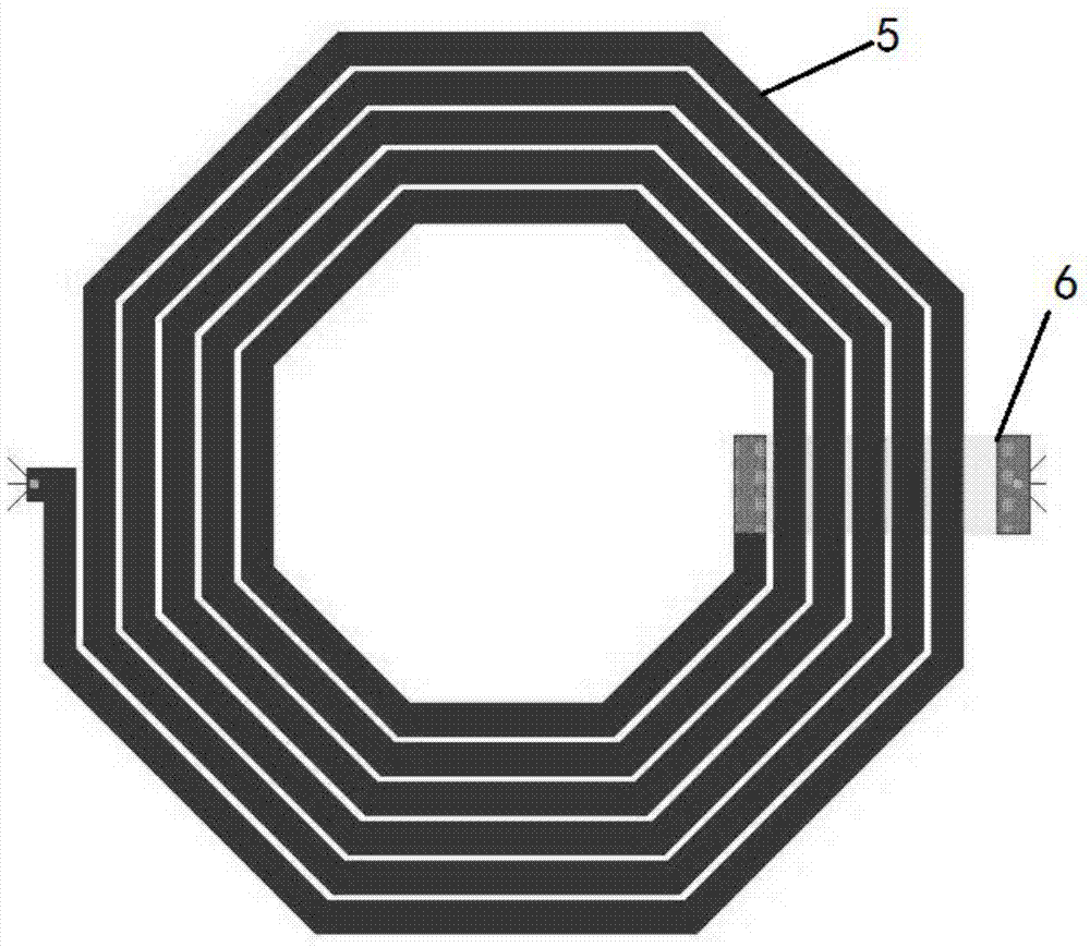 Mushroom type artificial magnetic conductor structure