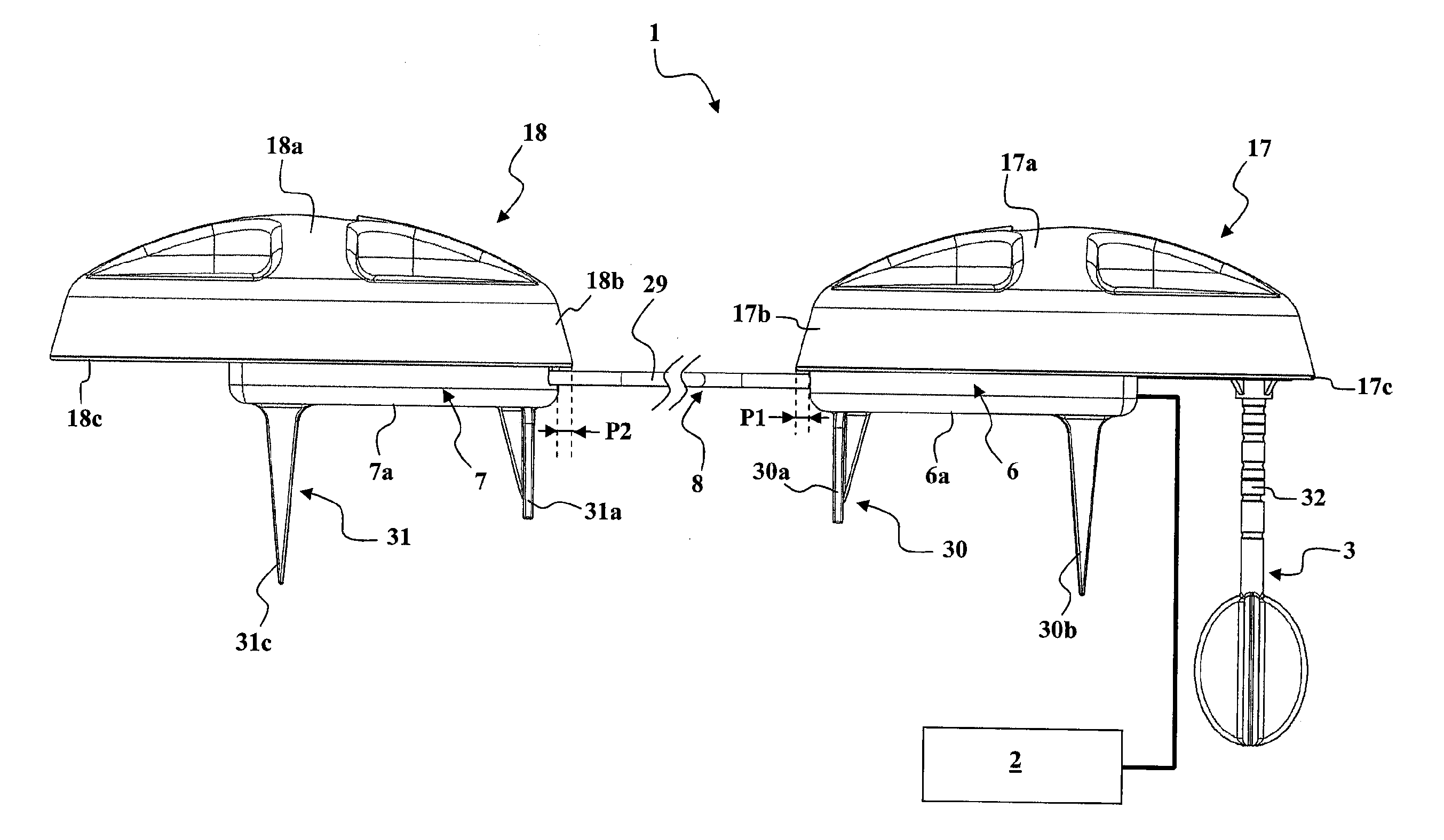 Pyrotechnic device with safe firing