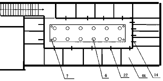 Test method for crop root development test observation room