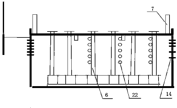 Test method for crop root development test observation room