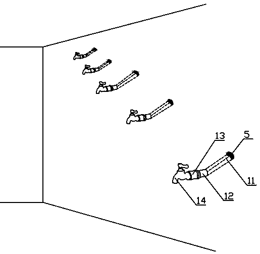 Test method for crop root development test observation room