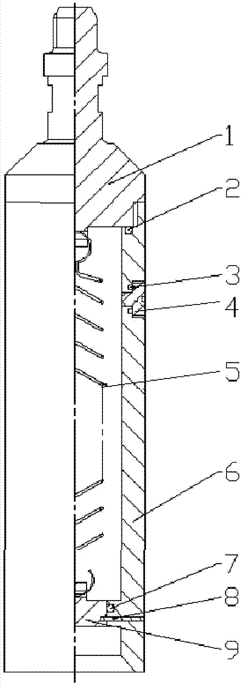 Restriction choke rubber sleeve deliquescent agent dropping device