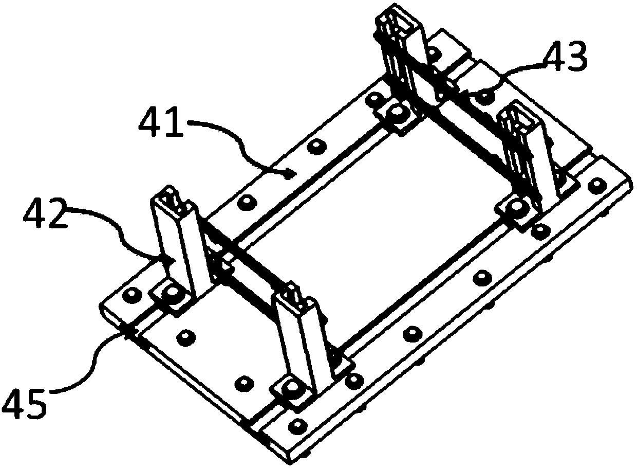 Mounting and fixing device for automobile test data acquiring equipment