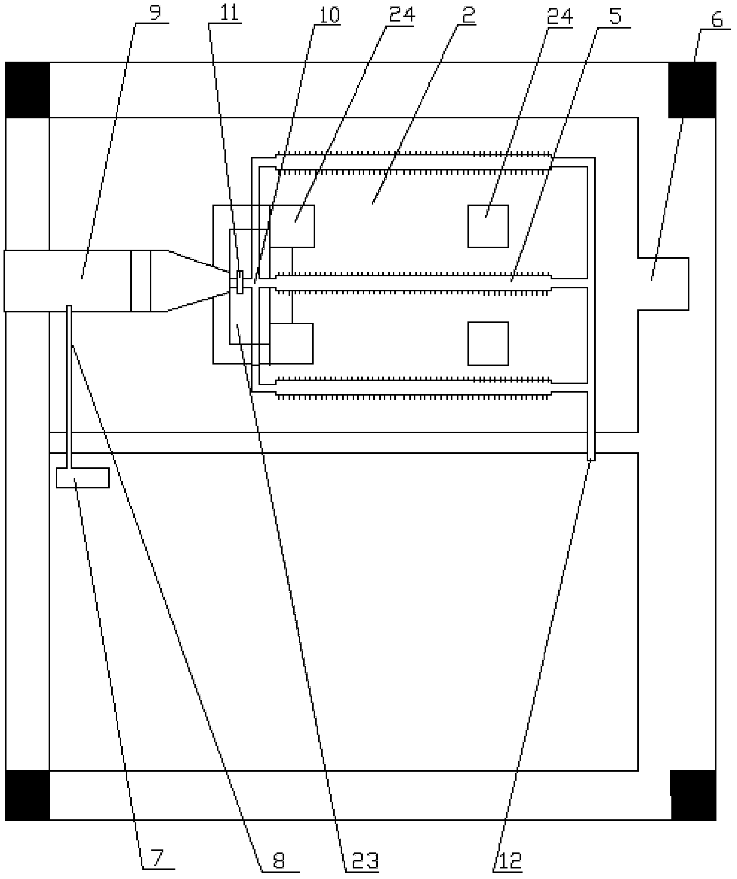 Heat accumulating type heated brick bed capable of supplying hot air