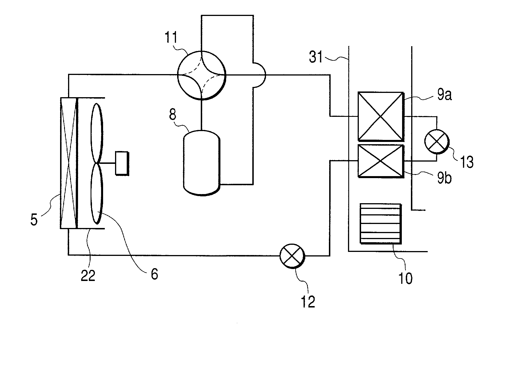 Air conditioner for automobile