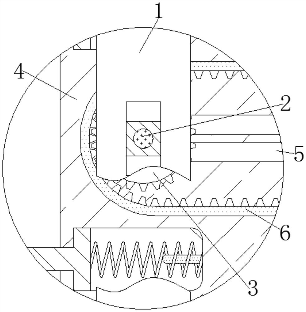 Intelligent fixing device for hardware plate grinding