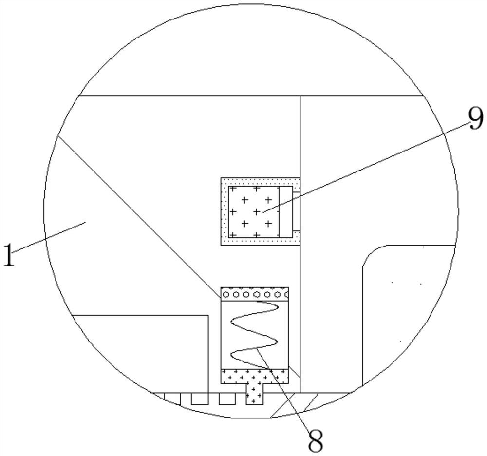 Intelligent fixing device for hardware plate grinding