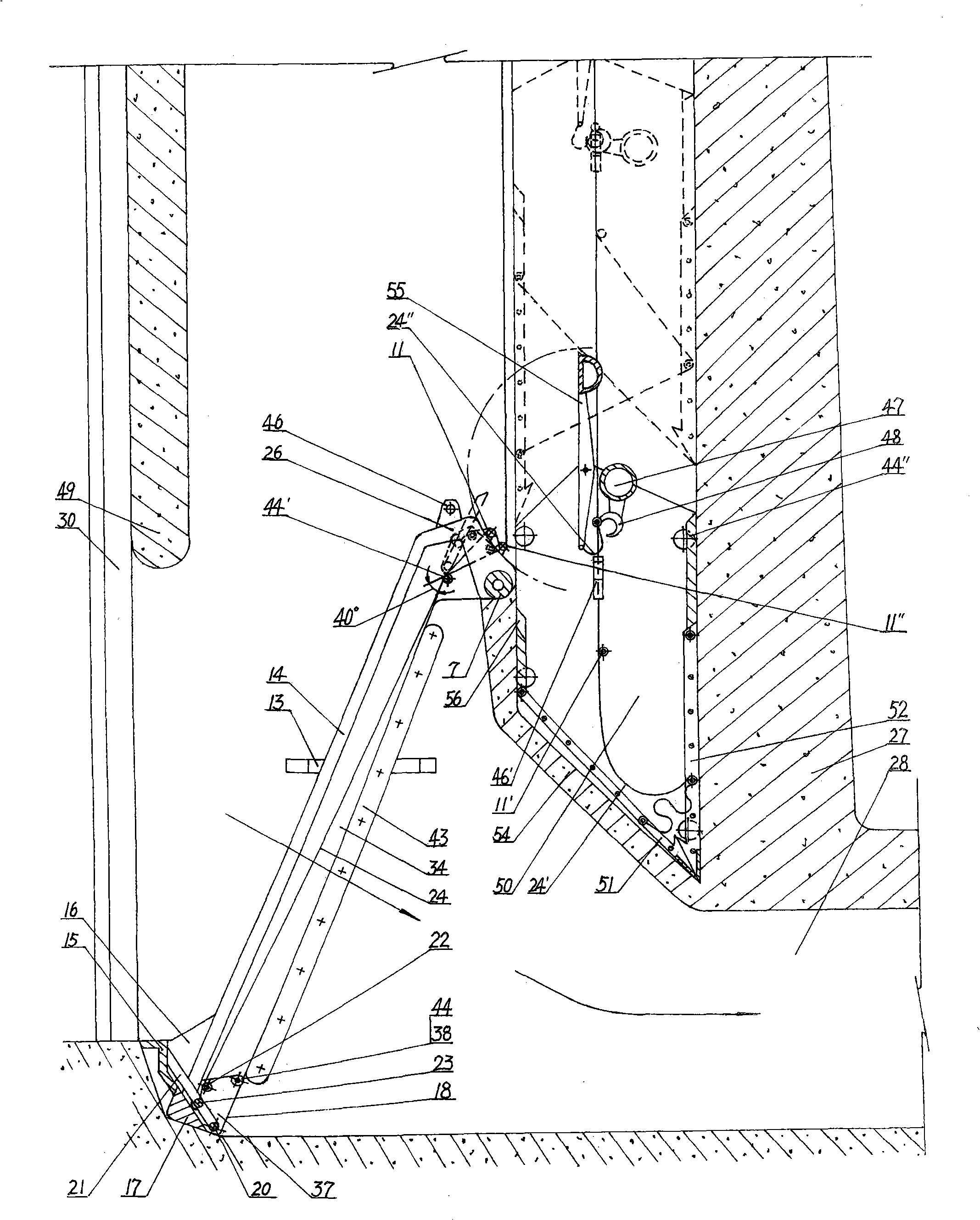 Full automatic pollution removing ice discharge apparatus