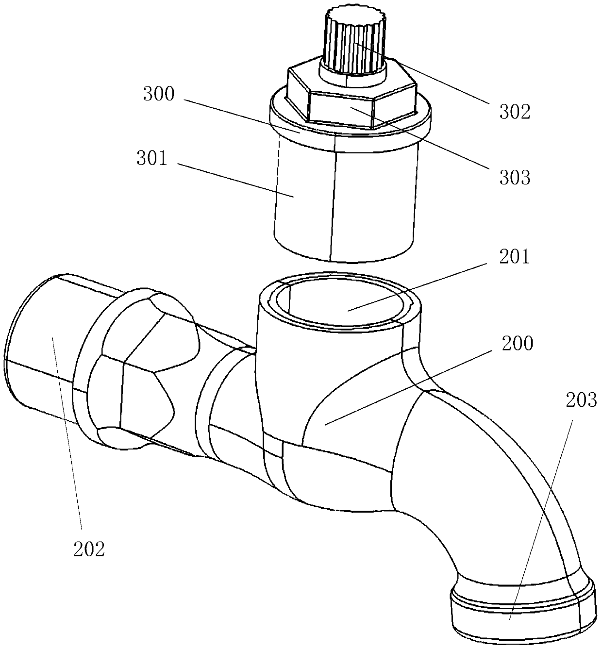 Valve core assembly and locking device and method of use thereof