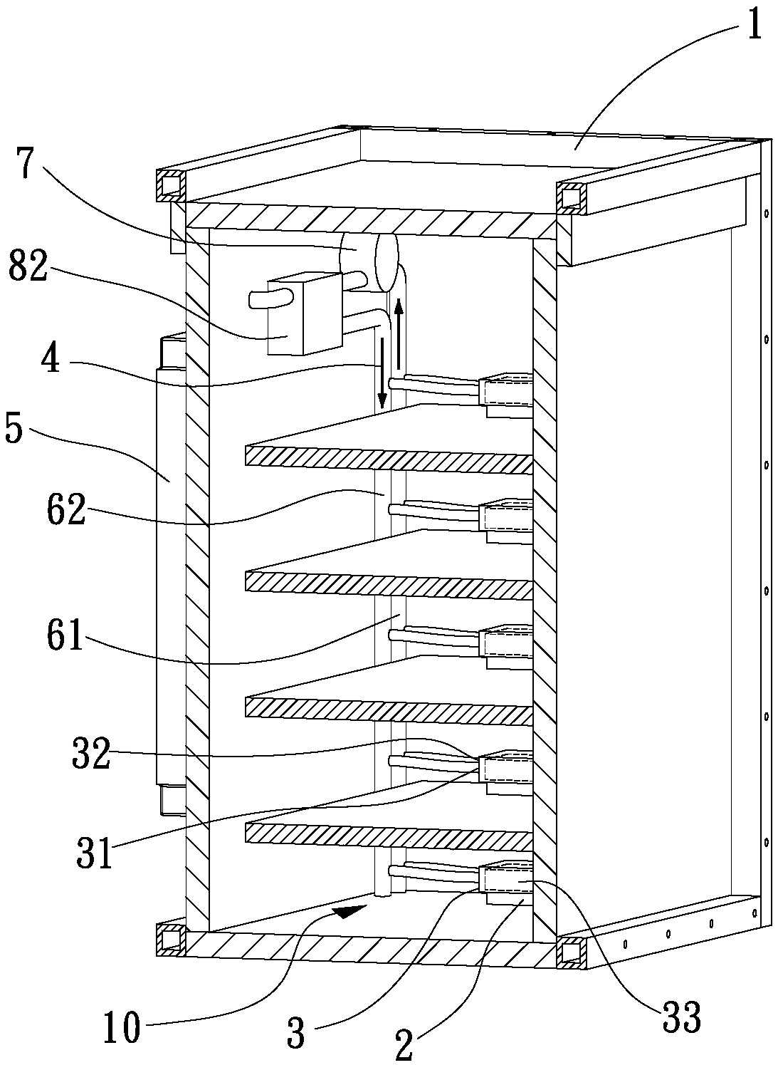 Heat dissipation cycle structure