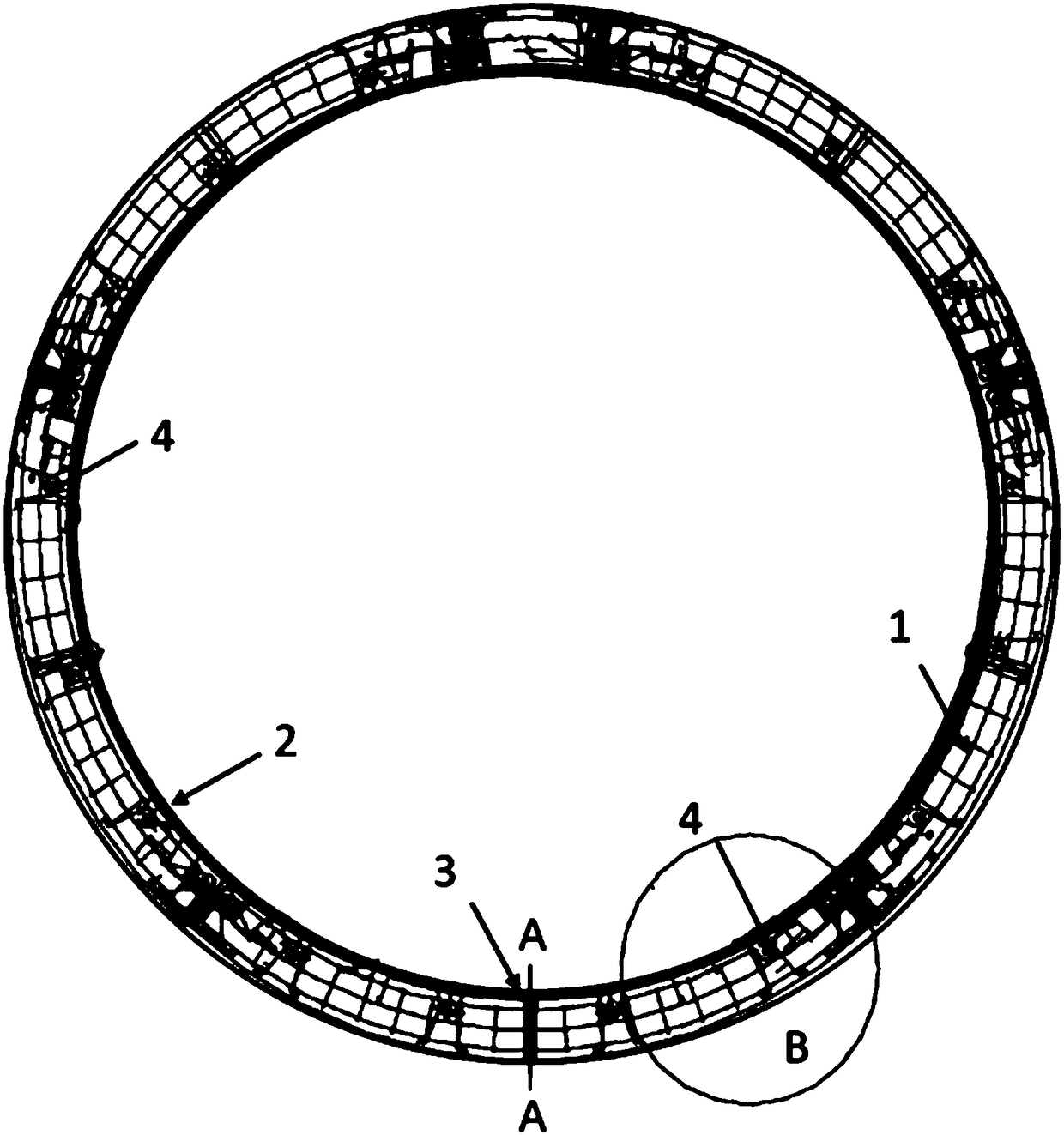 A construction method of anti-seepage and anti-corrosion sewage pipeline segment lining based on shield method