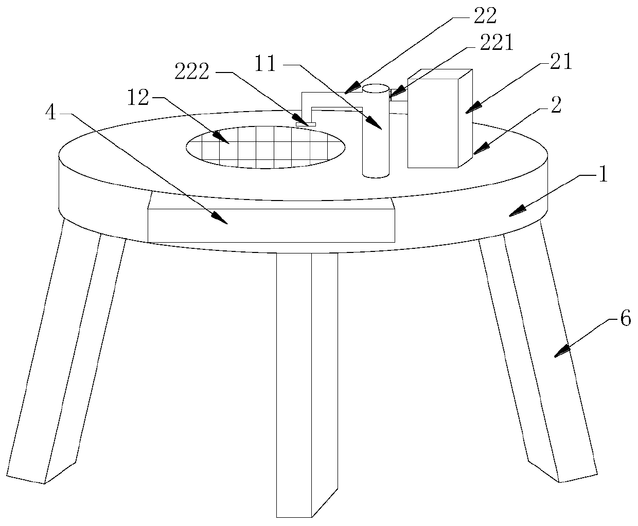 Cleaning frame applied to solar silicon wafer