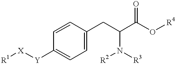 Tetrahydroisoquinoline-3-carboxylic acid alkoxyguanidines as integrin antagonists