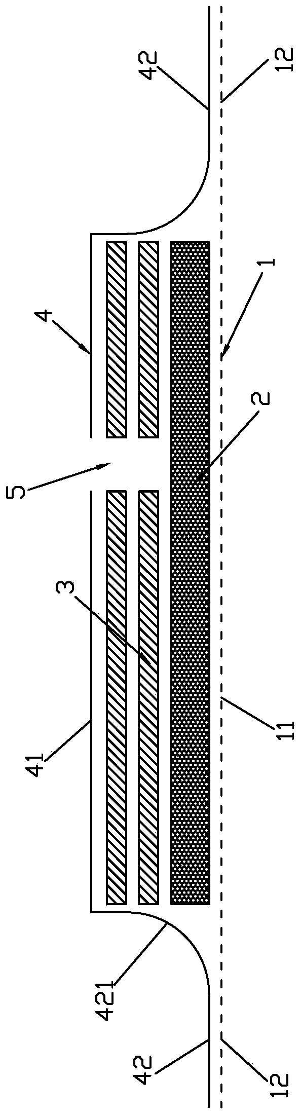 Medical device for managing damaged tissue exudate