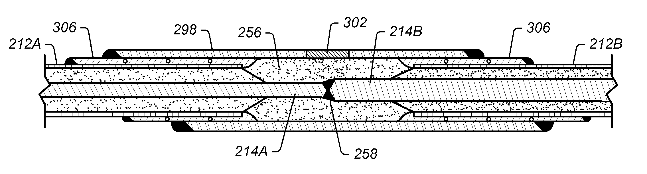 Press-fit coupling joint for joining insulated conductors