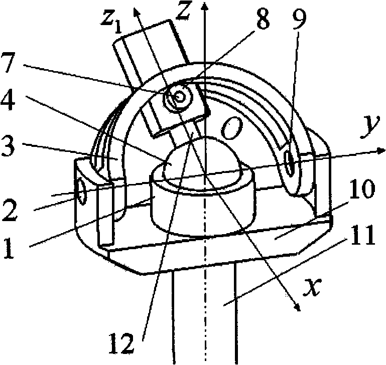 Super large workspace spherical face hinge