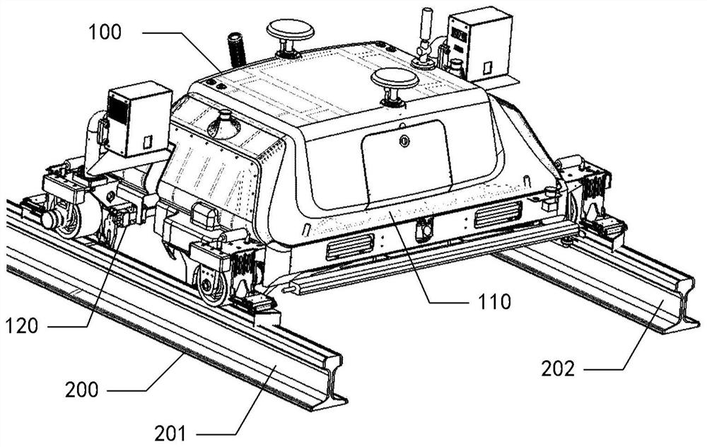 Rail equipment and detection method