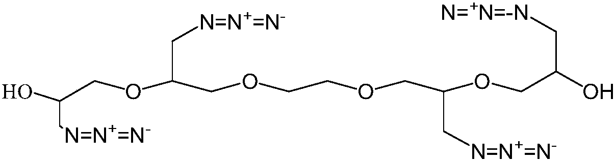 Quickly-cured GAP (Glycidyl Azide Polymer)-based mixture