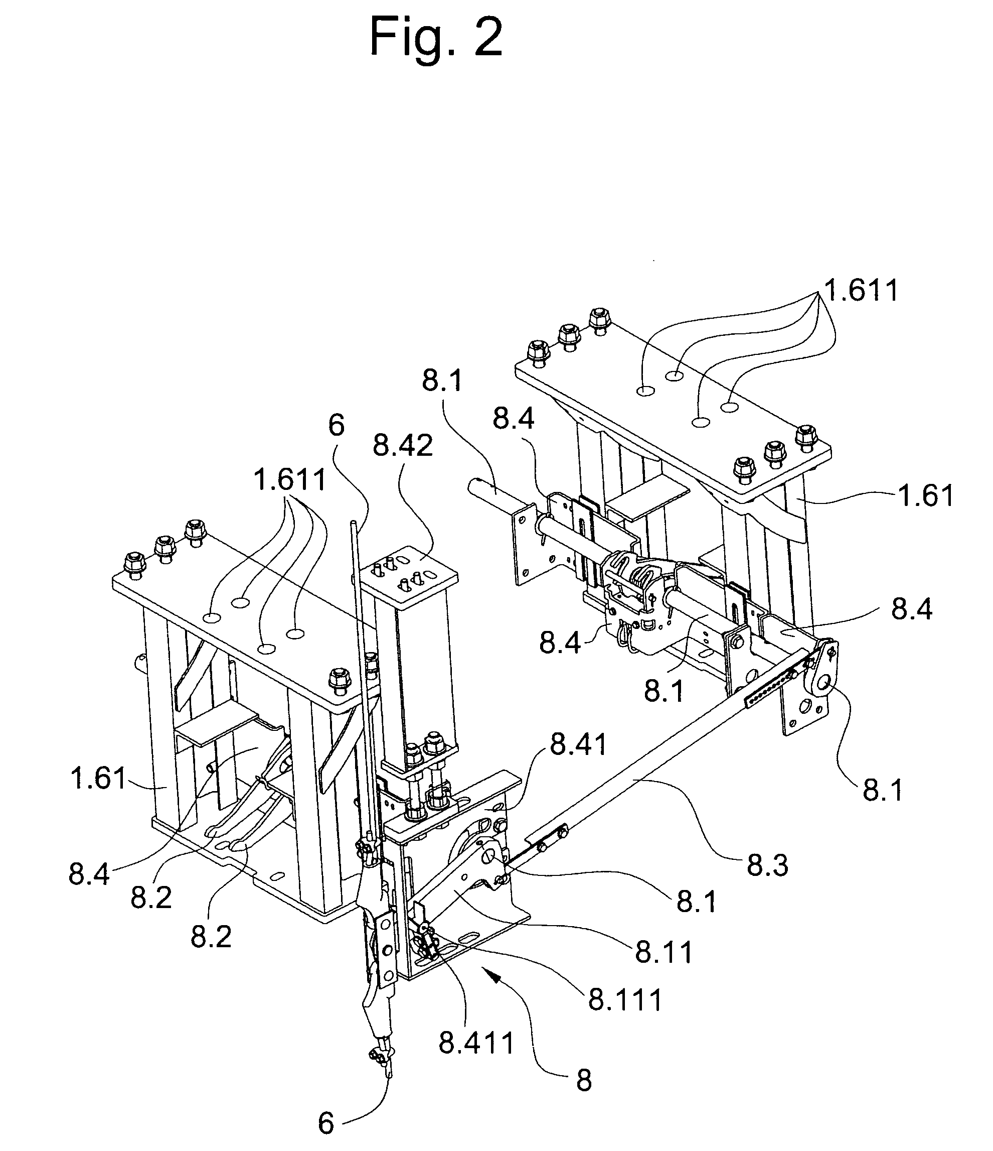 Equipment for engaging a safety braking device for a lift cage
