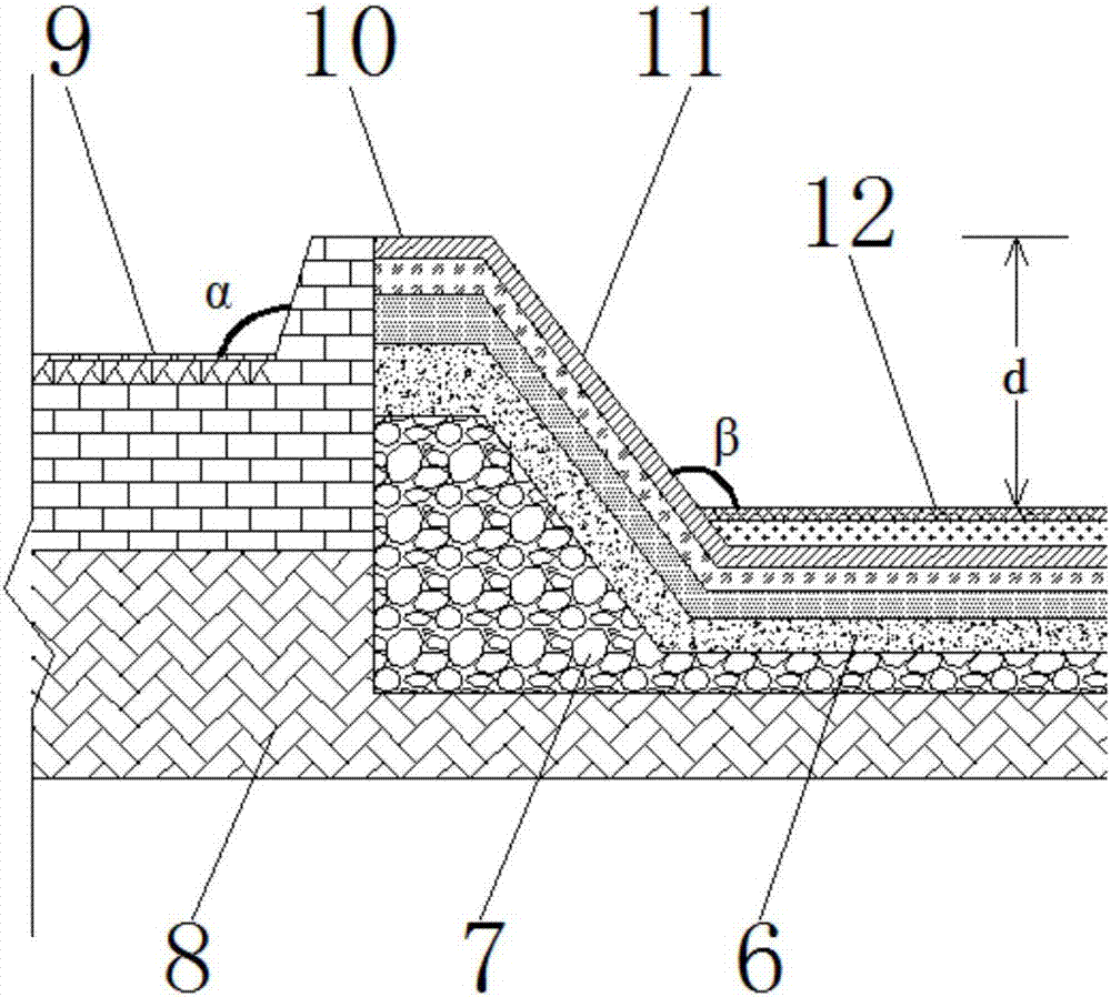 Erosion-resistant channel revetment of water conservancy project