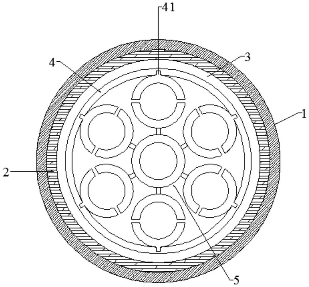 Reinforced high-efficiency multilayer cable protection tube