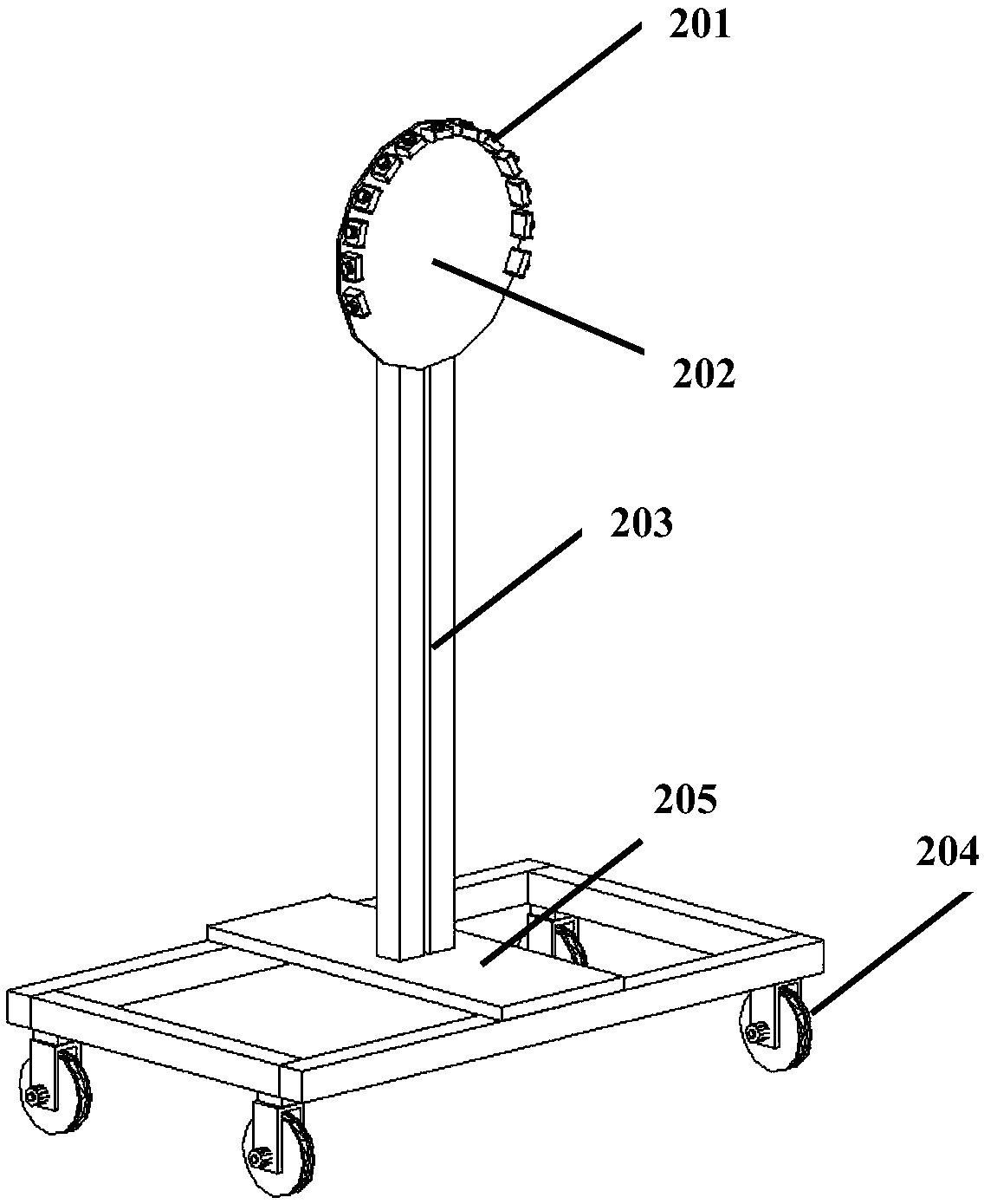 Subway tunnel appearance detection method