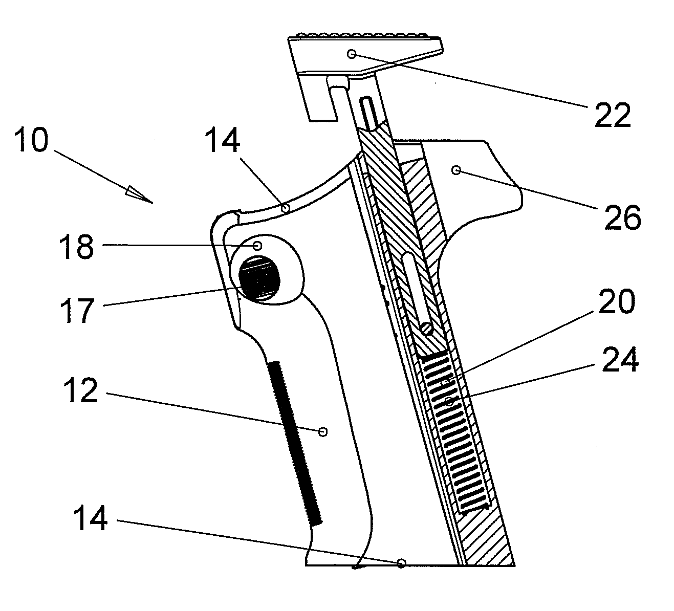 Pistol magazine loader