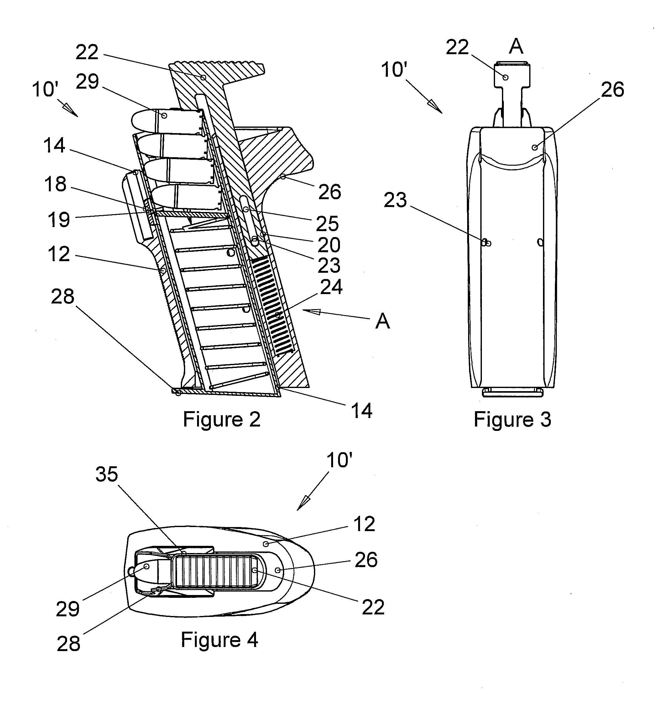 Pistol magazine loader