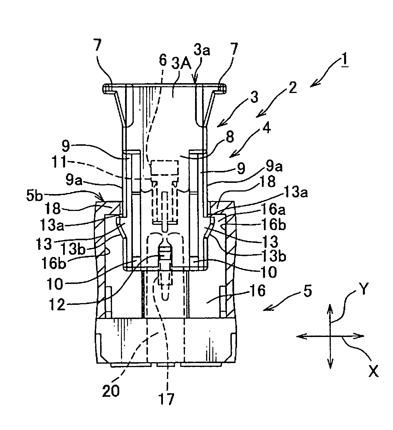 Holder-mounting structure