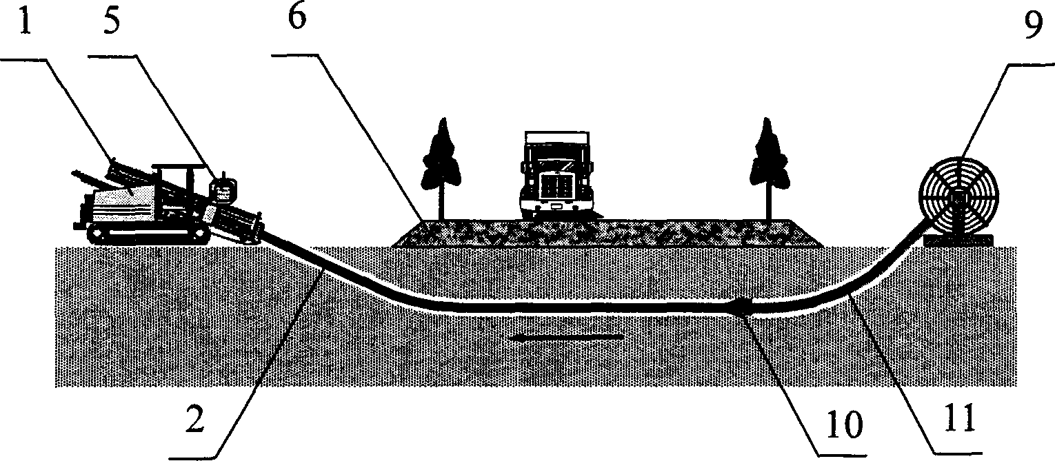 Guide positioning method and positioning instrument for horizontal directional drilling